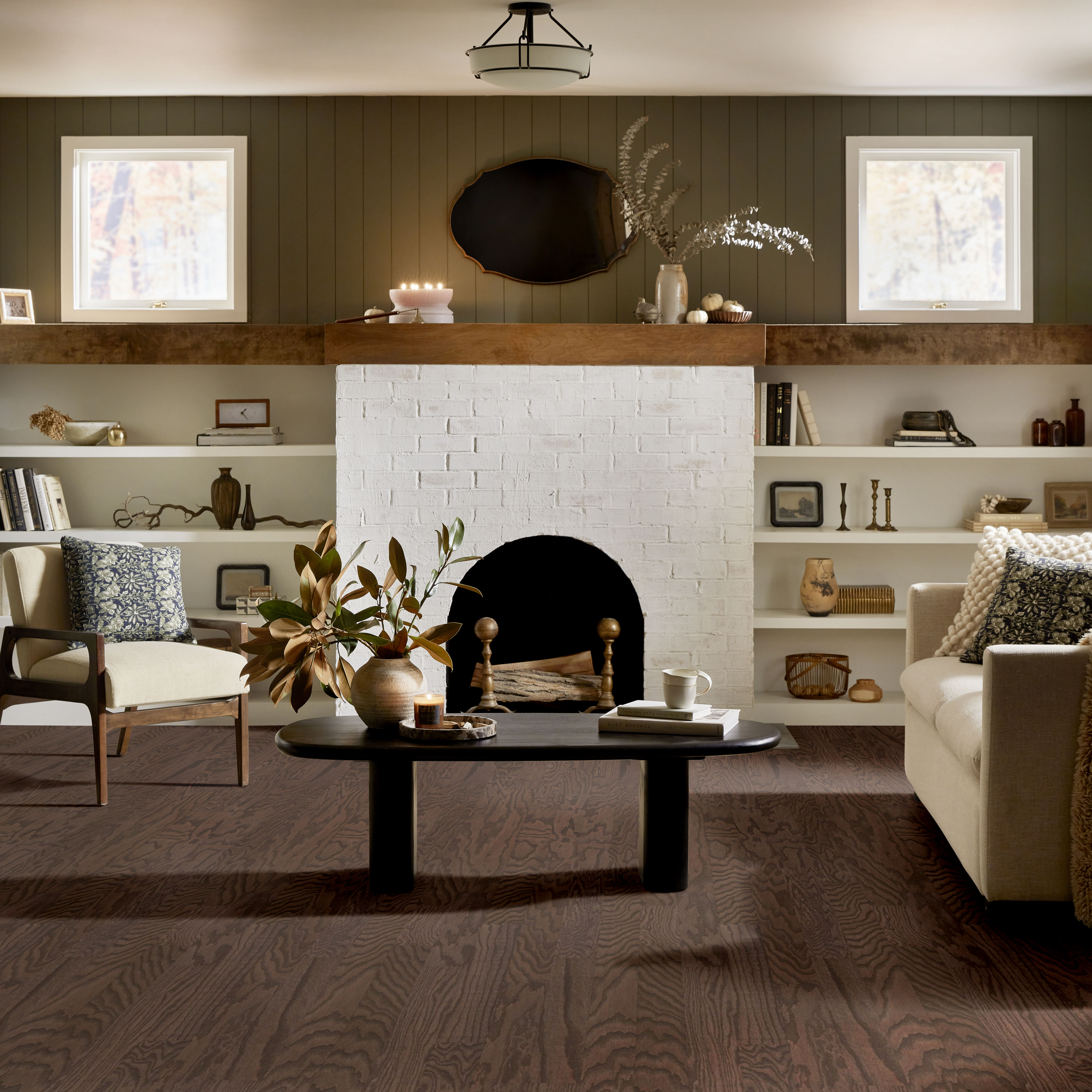 Albright Oak 3.25 - in color Kona Lg | Shaw Floors
